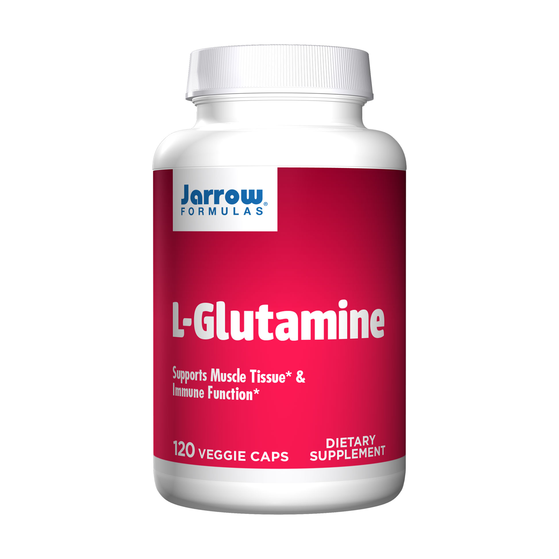 L-глютамін Jarrow Formulas L-Glutamine, 750 мг, 120 вегетаріанських капсул